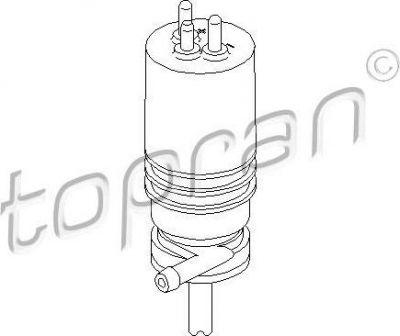 Topran 400 119 водяной насос, система очистки окон на MERCEDES-BENZ S-CLASS (W140)