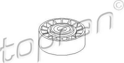 Topran 400 141 паразитный / ведущий ролик, поликлиновой ремень на MERCEDES-BENZ C-CLASS универсал (S202)