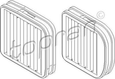 Topran 400 209 фильтр, воздух во внутренном пространстве на MERCEDES-BENZ S-CLASS (W220)