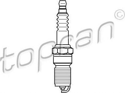 Topran 400 881 свеча зажигания на MERCEDES-BENZ S-CLASS (W126)