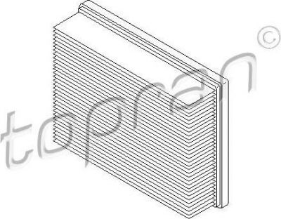 Topran 401 039 воздушный фильтр на MERCEDES-BENZ A-CLASS (W169)
