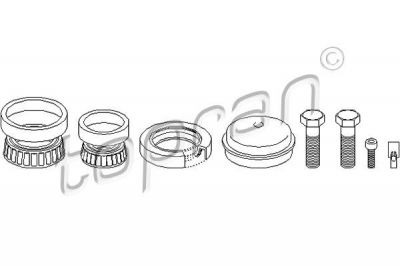 Topran 401 163 комплект подшипника ступицы колеса на MERCEDES-BENZ E-CLASS (W124)