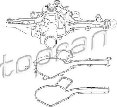Topran 401 178 водяной насос на MERCEDES-BENZ S-CLASS (W220)