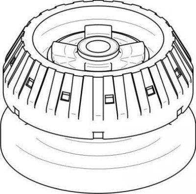Topran 401 233 опора стойки амортизатора на MERCEDES-BENZ V-CLASS (638/2)