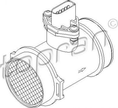 Topran 401 334 расходомер воздуха на MERCEDES-BENZ CLK (C208)