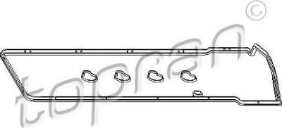 Topran 401 456 комплект прокладок, крышка головки цилиндра на OPEL KADETT E кабрио (43B_)