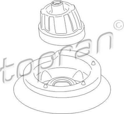 Topran 401 619 опора стойки амортизатора на MERCEDES-BENZ C-CLASS (W203)