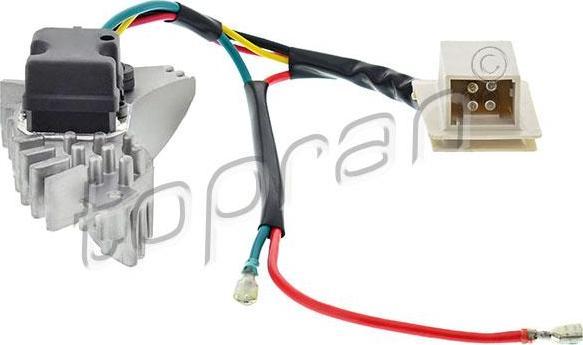 Topran 401 672 выключатель вентилятора, отопление / вентиляция на MERCEDES-BENZ C-CLASS (W202)