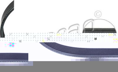 Topran 401 941 поликлиновой ремень на MITSUBISHI COLT IV (CA_A)