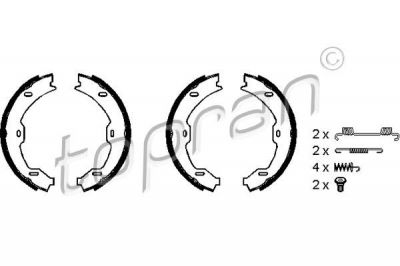 Topran 407 760 комплект тормозных колодок, стояночная тормозная с на MERCEDES-BENZ S-CLASS (W221)