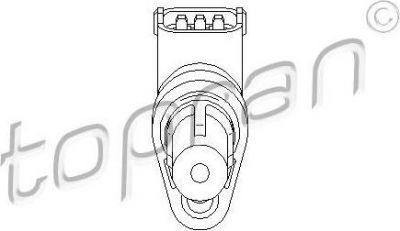 Topran 407 868 датчик частоты вращения, управление двигателем на MERCEDES-BENZ GLK-CLASS (X204)