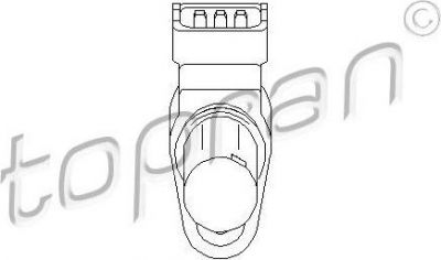 Topran 407 869 датчик частоты вращения, управление двигателем на MERCEDES-BENZ VITO автобус (W639)