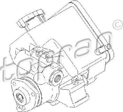 Topran 407 981 гидравлический насос, рулевое управление на MERCEDES-BENZ SPRINTER 4-t фургон (904)