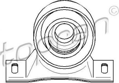 Topran 500 037 подвеска, карданный вал на 3 (E30)