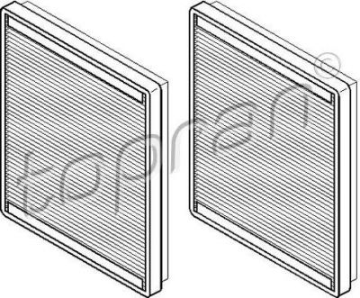 Topran 500 218 фильтр, воздух во внутренном пространстве на 5 Touring (E39)