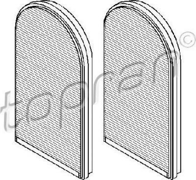 Topran 500 223 фильтр, воздух во внутренном пространстве на 7 (E38)