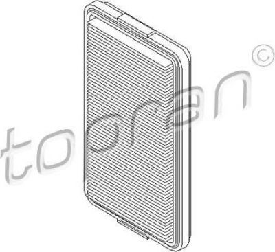 Topran 500 229 воздушный фильтр на MERCEDES-BENZ C-CLASS купе (CL203)