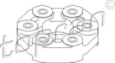 Topran 500 292 шарнир, продольный вал на 3 Touring (F31)