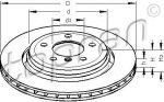Topran 500 580 тормозной диск на 3 кабрио (E46)
