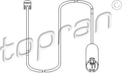 Topran 500 666 датчик, износ тормозных колодок на Z3 (E36)