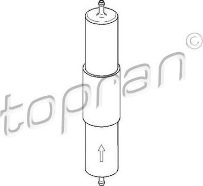 Topran 500 739 топливный фильтр на 5 Touring (E39)