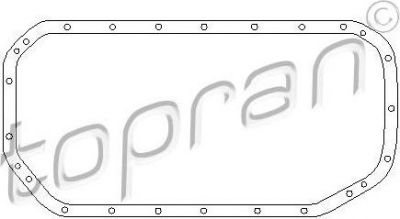 Topran 500 777 прокладка, масляный поддон на 3 (E21)