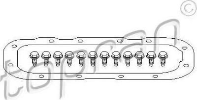 Topran 500 783 прокладка, масляный поддон автоматической коробки на Z3 (E36)