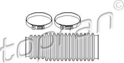 Topran 500 814 комплект пылника, рулевое управление на 3 (E36)