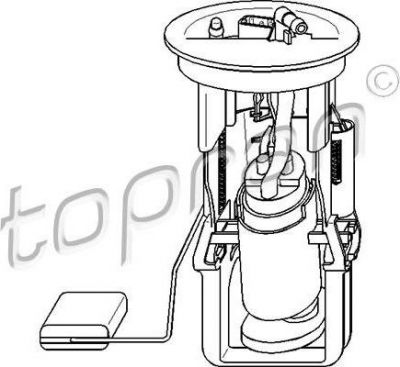 Topran 500 824 топливный насос на 3 кабрио (E46)