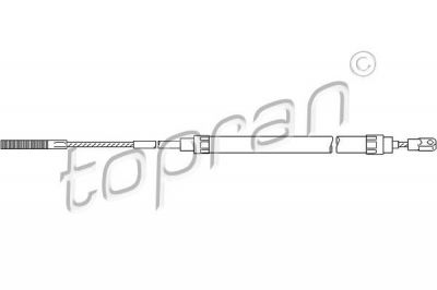 Topran 501 095 трос, стояночная тормозная система на 3 (E36)