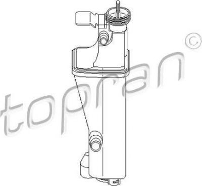 Topran 501 196 компенсационный бак, охлаждающая жидкость на 3 Touring (E46)