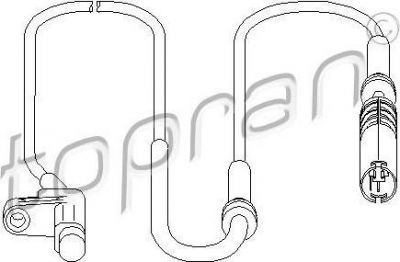 Topran 501 233 датчик, частота вращения колеса на 7 (E38)