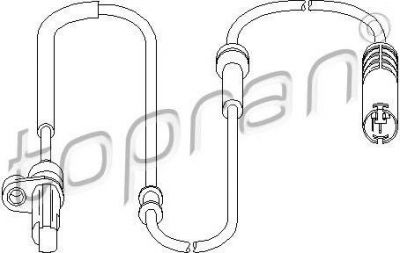 Topran 501 234 датчик, частота вращения колеса на 7 (E38)