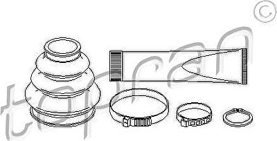Topran 501 315 комплект пылника, приводной вал на 5 Touring (E61)