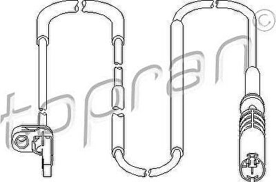 Topran 501 461 датчик, частота вращения колеса на 3 (E90)
