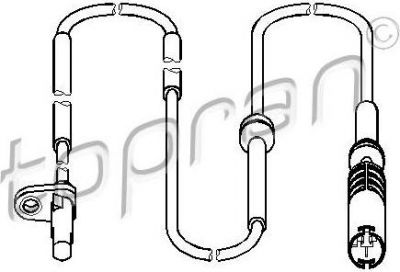 Topran 501 462 датчик, частота вращения колеса на 5 Touring (E61)