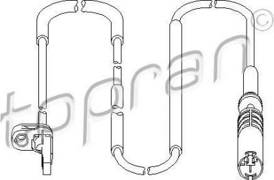 Topran 501 466 датчик, частота вращения колеса на 3 кабрио (E93)