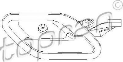 Topran 501 494 ручка двери, внутреннее оснащение на 5 Touring (E39)