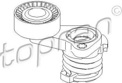Topran 501 497 натяжитель ремня, клиновой зубча на 1 (E87)