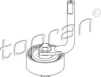 Topran 501 501 натяжной ролик, поликлиновой ремень на 7 (E65, E66, E67)