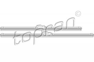 Topran 501 539 щетка стеклоочистителя на HYUNDAI i30 (GD)