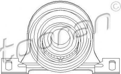 Topran 501 593 подвеска, карданный вал на Z3 (E36)