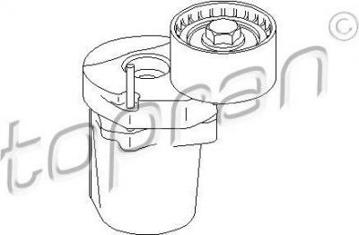 Topran 501 680 натяжитель ремня, клиновой зубча на 5 Touring (F11)