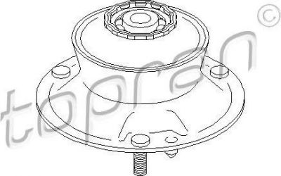 Topran 501 756 опора стойки амортизатора на SMART FORTWO Cabrio (451)