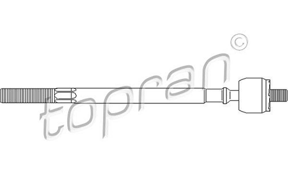 Topran 700 105 осевой шарнир, рулевая тяга на RENAULT MEGANE I (BA0/1_)