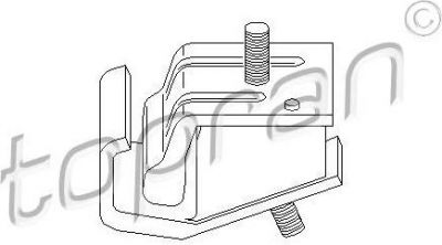 Topran 700 154 подвеска, двигатель на RENAULT MEGANE I Cabriolet (EA0/1_)