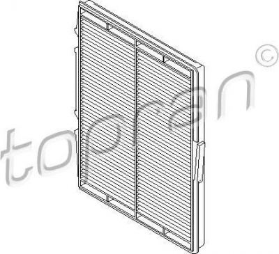 Topran 700 256 фильтр, воздух во внутренном пространстве на MERCEDES-BENZ S-CLASS (W140)