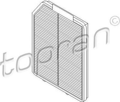 Topran 700 258 фильтр, воздух во внутренном пространстве на RENAULT LAGUNA I (B56_, 556_)