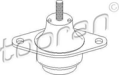 Topran 700 326 подвеска, двигатель на RENAULT 19 II (B/C53_)