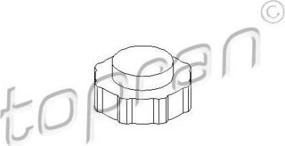 Topran 700 431 крышка, резервуар охлаждающей жидкости на RENAULT MEGANE III купе (DZ0/1_)